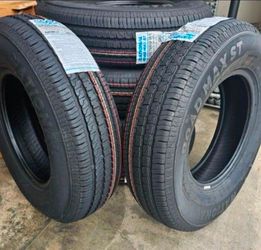 New Each 205x75R15 Trailer Tires 8 Ply 205-75-15