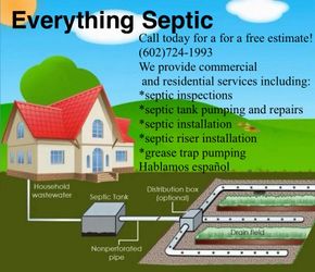 Septic tank pumping