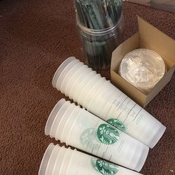 Starbucks  cold clear cups