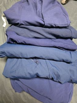 7 pairs of Navy blue scrubs sizes XL-3XL