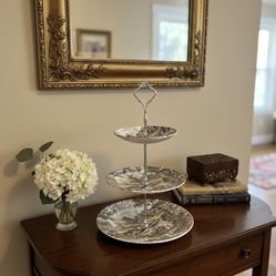 Porcelain 3 Tiered Stand