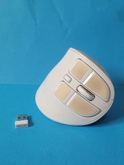 Seenda UWG-SGM01 Ergonomic Wireless Optical Mouse Bluetooth with 2.4G Dongle