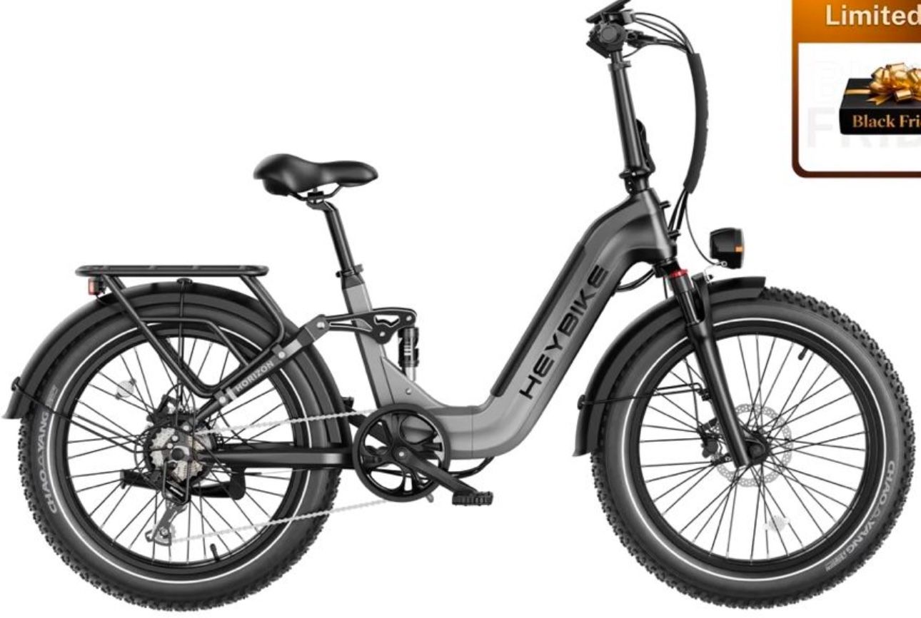 Heybike Horizon 24 Inch Fat Tire Foldable Electric Bicycle 28MPH