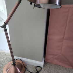 Vintage Copper Desk Lamp