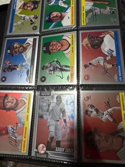 Topps baseball cards and some football