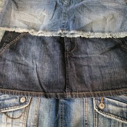 Blue Jean Skirt 