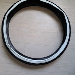 White Walled Bicycle Tire
