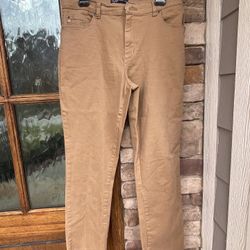 Lee Men’s Lee Platinum Label Jeans Short Bootcut Tan Size 32 X 30
