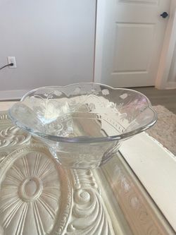 Mikasa Glass Bowl – MUST GO ASAP!
