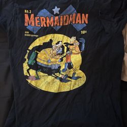 Mermaid Man And Barnacle Boy SpongeBob Shirt 