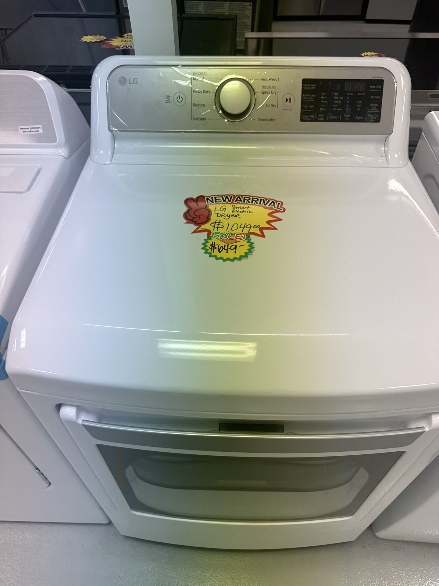 Lg Top Load Double Hinge Dryer/ZERO Interest Financing Available/One