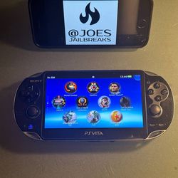 Black PlayStation Vita PS VITA Modded with Games 