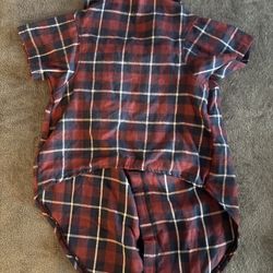 Large Dog Flannel Shirt
