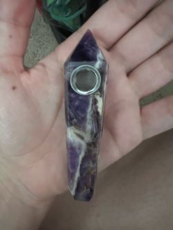Amethyst and Blue Crystal