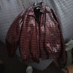 Alligator Skin Coat 