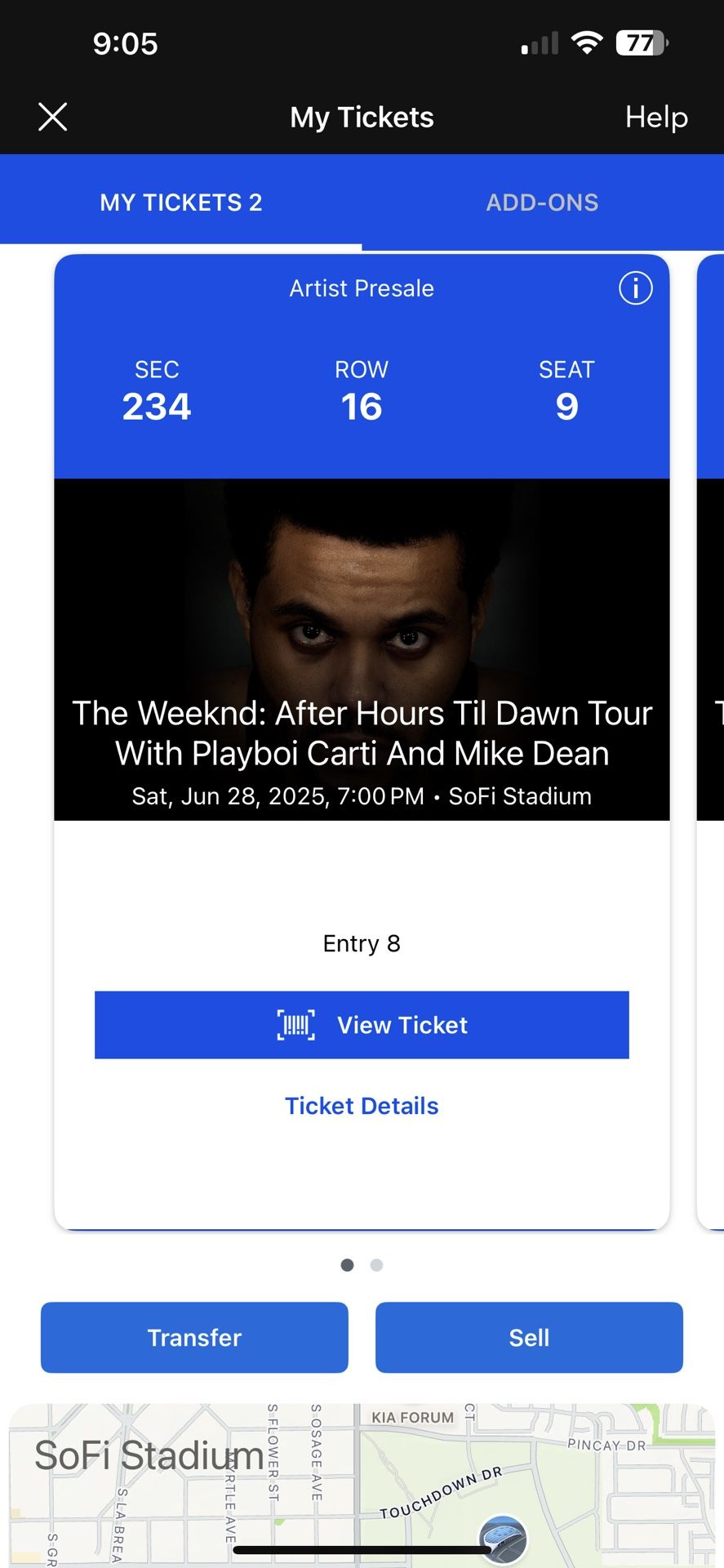 The Weeknd Saturday 06/28