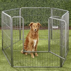 Precision Pet Products Courtyard Wire Dog Exercise Pen, 38-in