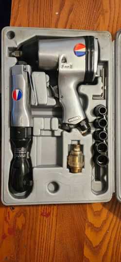 1/2 impact with 3/8 air ratchet