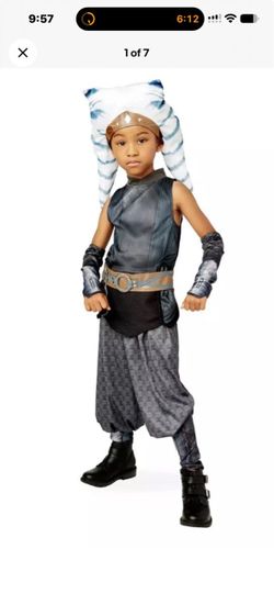 Star Wars Ahsoka Tano Official Girls Youth Halloween Costume (Size: Girls' L, 10/12)