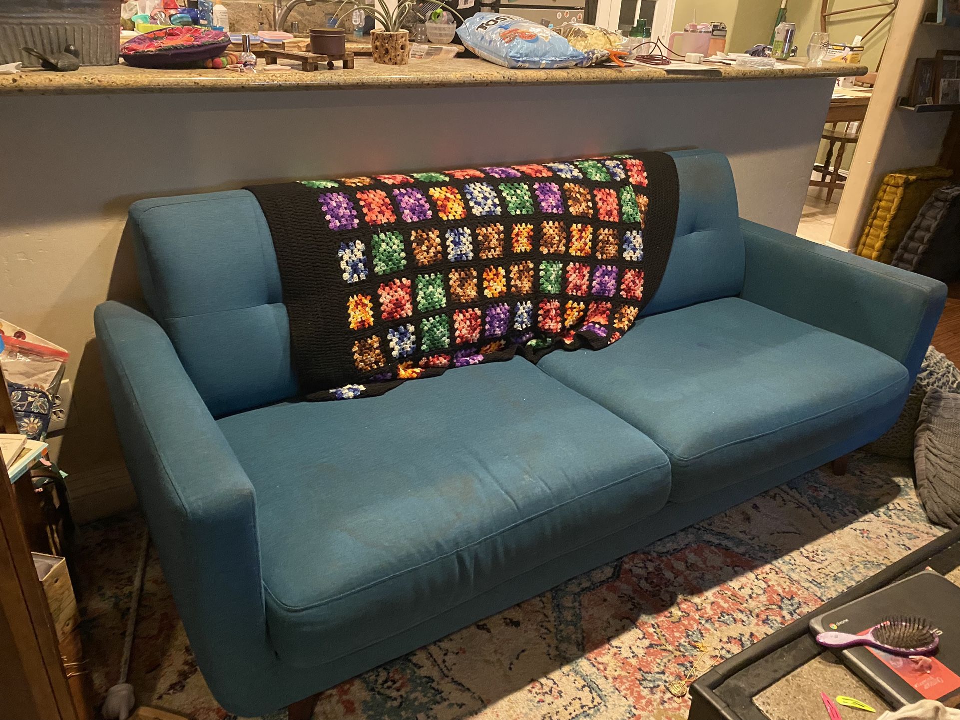 Turquoise Sofa