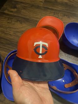 Lot - Vintage Cleveland Indians Team Phone Helmet