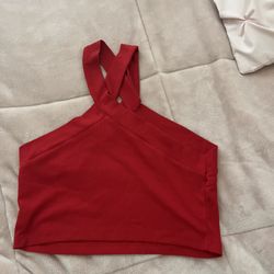 Red crop Top 