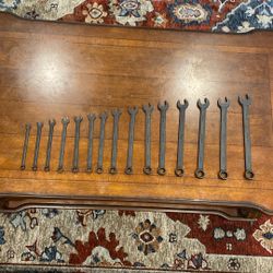 Snap-On Black Chrome Wrenches Set Of 14