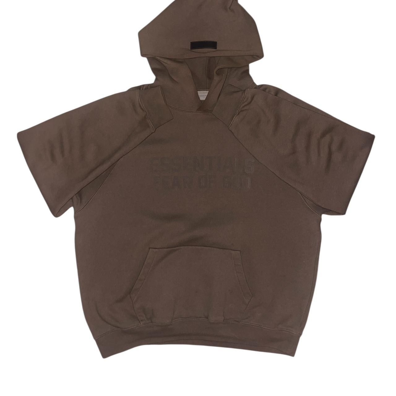Essentials Hoodie Fear of God Dark Brown Wood Color XS to XXL Sizes In Stock