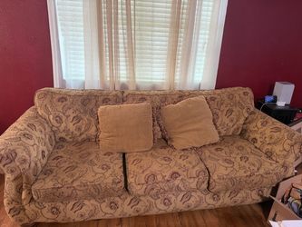 Couch+  Loveseat + Pillows