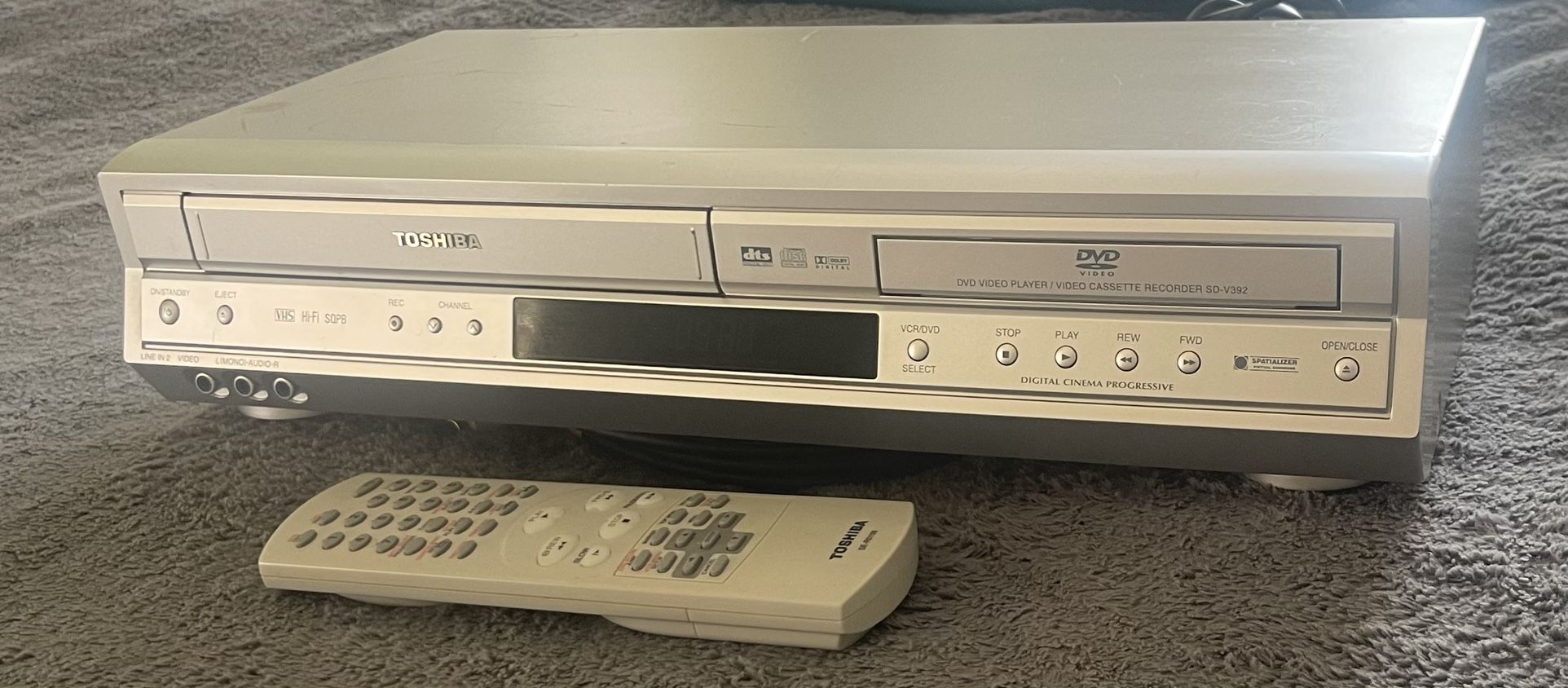 Toshiba SD-V392 DVD/VHS Player Recorder