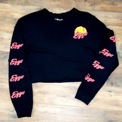 Kellogg's Loose Fit Longsleeve Crop Top Tshirt size  Woman's  XL  true to 
size 