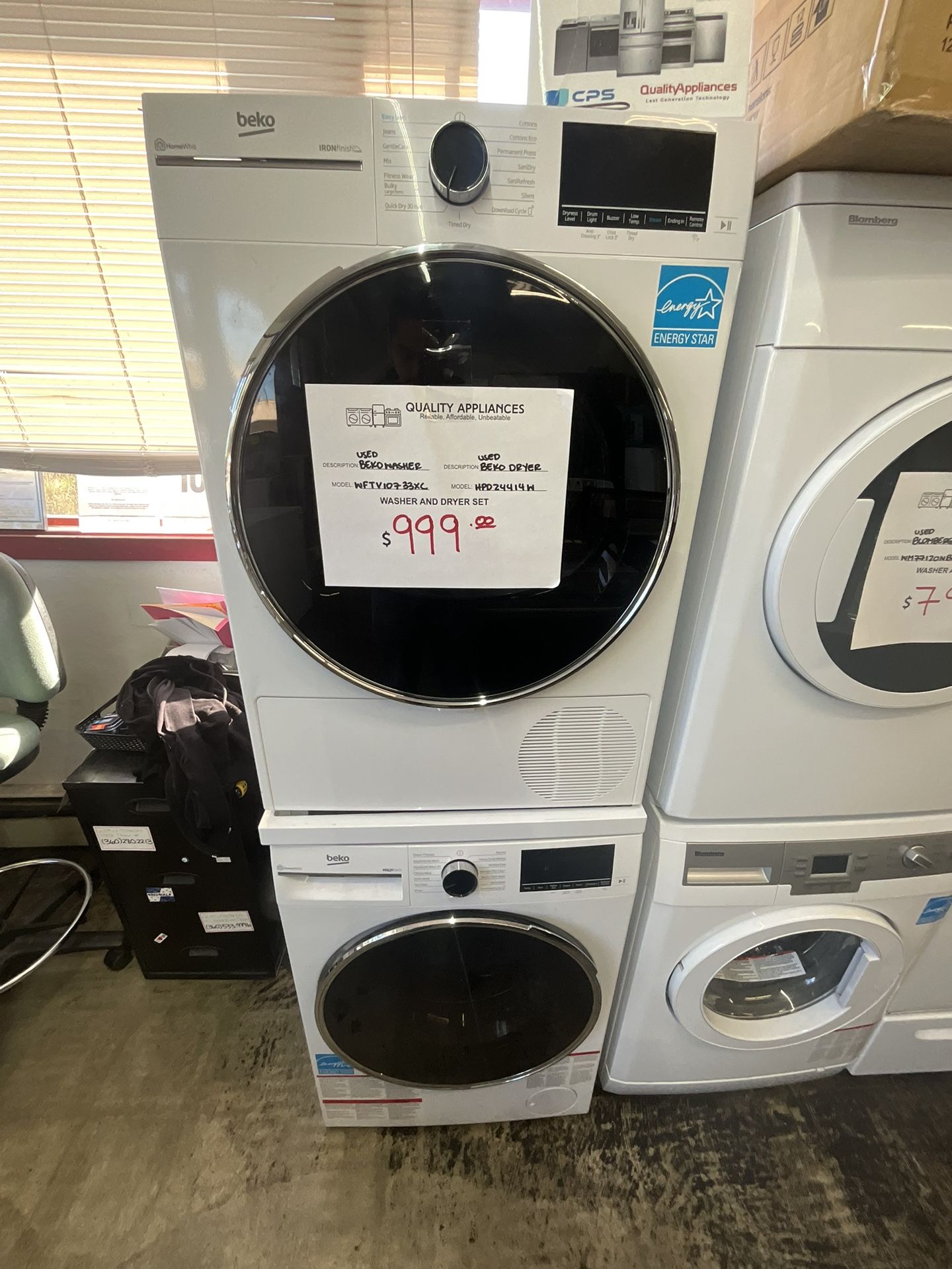 Beko 24-inch Washer And Dryer Set