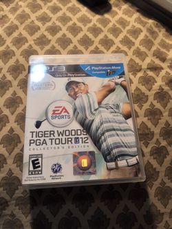 PlayStation 3 tiger woods PGA tour 12....$10
