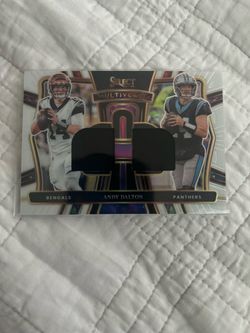 2024 Panini Select - Multiverse Andy Dalton #MP-ADN White Prizm /75