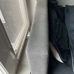 Queen Platform Upholstered Bedframe