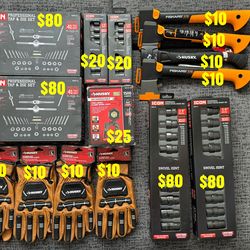 Icon Tools New Condition Prices Are Labeled In The Picture Wrench Set Lights Sockets. If interested in all i can do $400 Firm