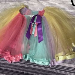 Little Girls Rainbow Tutu 