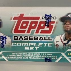 New Sealed 2023 Topps Baseball 665 Card Sealed Special Edition Factory Set 