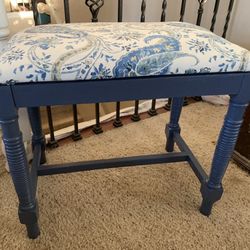 Antique Turned Leg Bench Seat