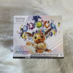 Prismatic Evolutions ETB Elite Trainer Box - New/Sealed Pokemon Cards
