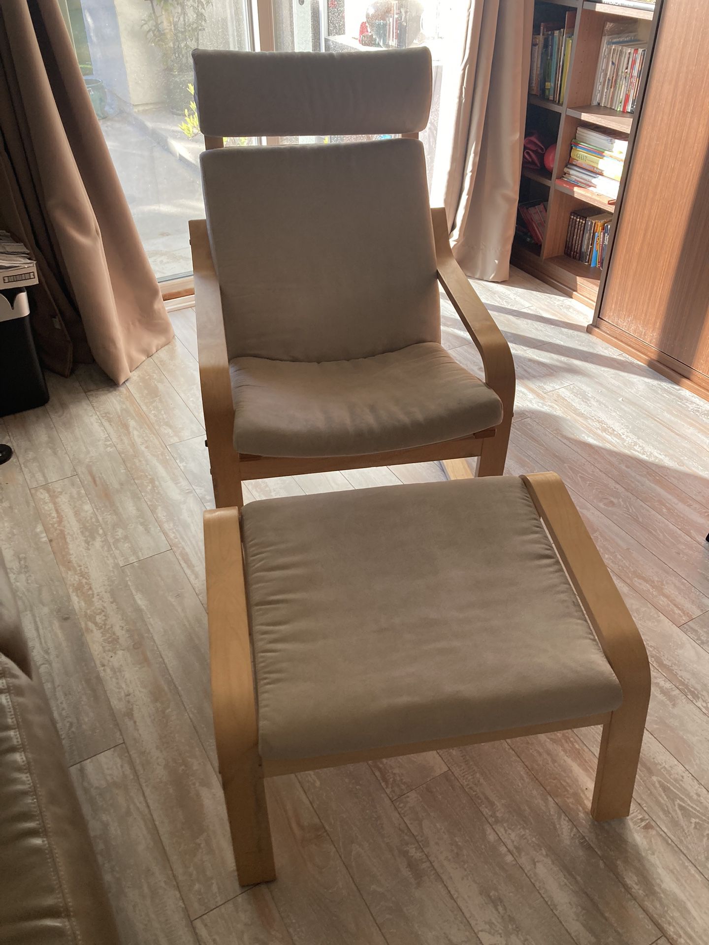 Reclining Chair With Matching Ottoman 