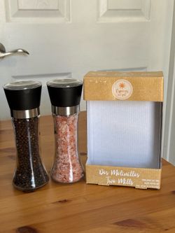 Set de molinillos ( Sal Himalayan y pimienta negra) NUEVO