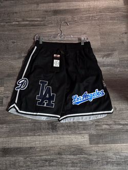 Men's Los Angeles Dodgers Short Pants Stitched With Pocket m