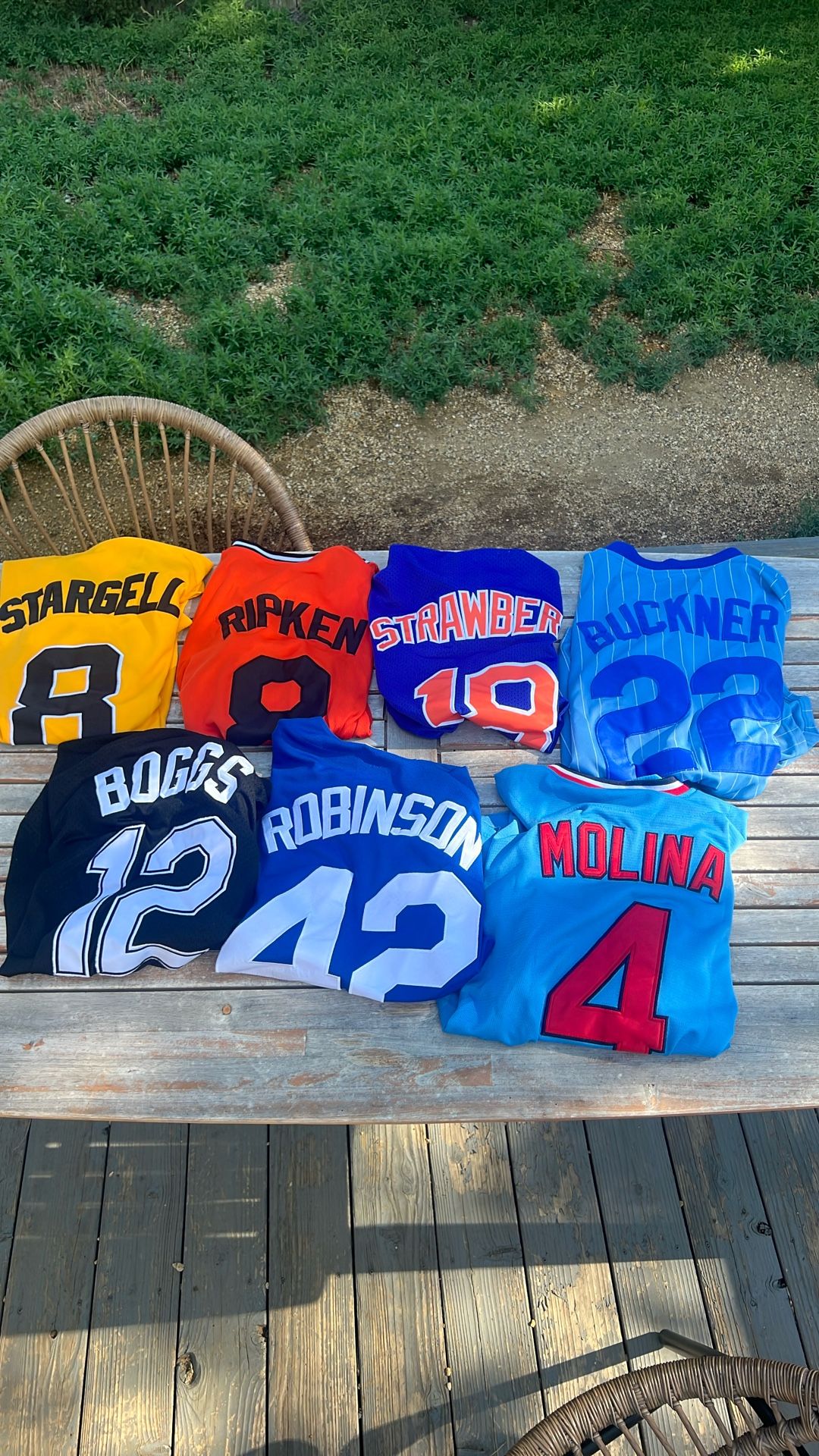 Baseball Jersey Lot Size Large