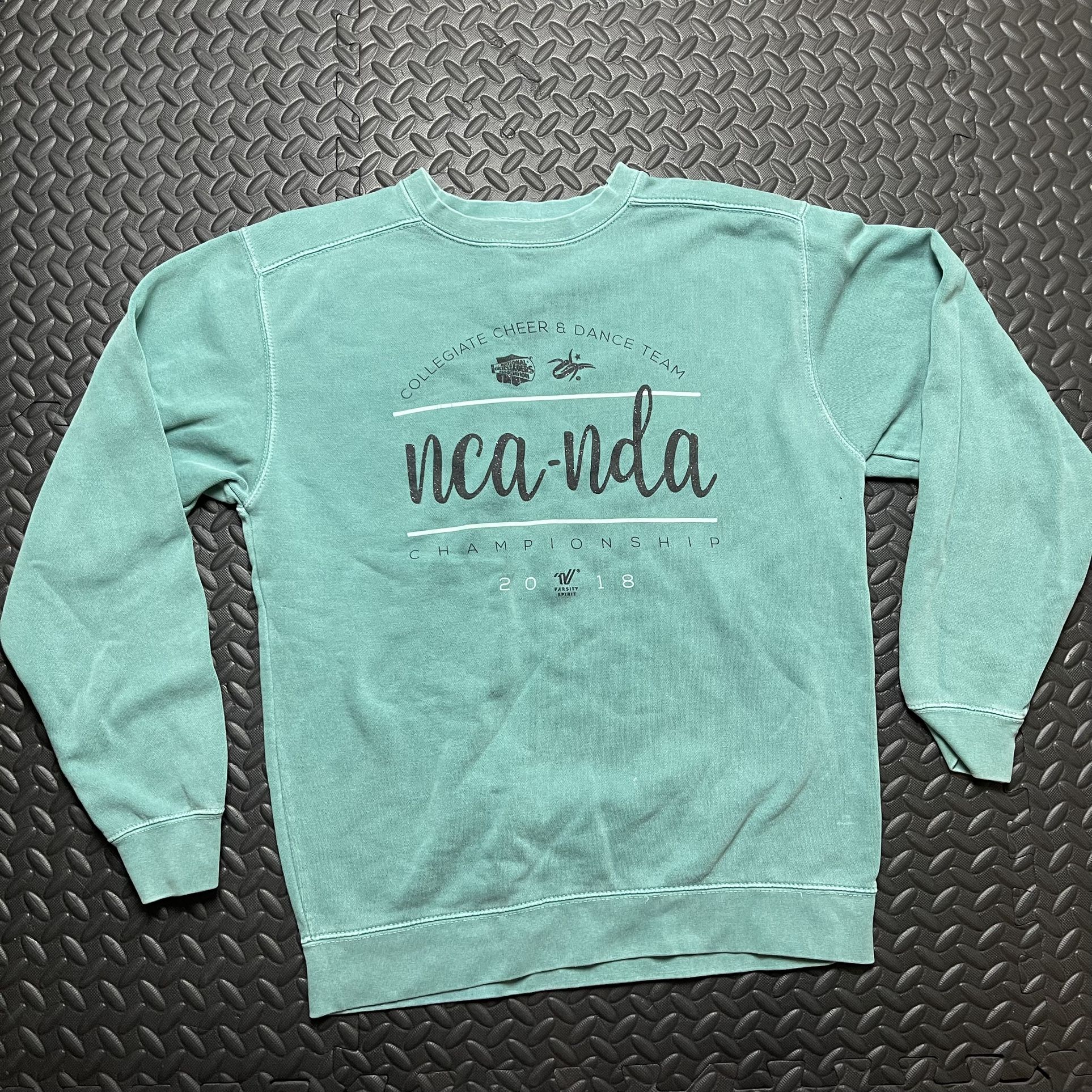 Collegiate Cheer & Dance Team NCA-NDA Championship 2018 Green Sweatshirt Mens S