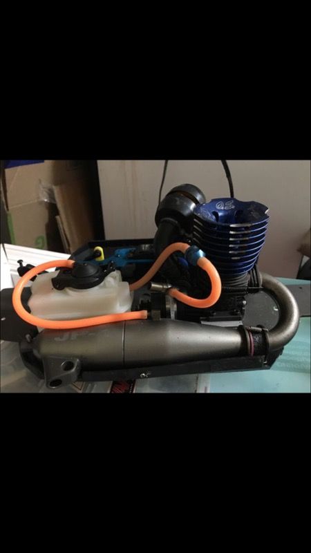 O.s. 21 vzb v-spec nitro motor