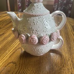 Bella Casa Pink Rose Tea For One 