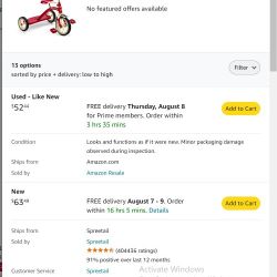 Brand New Tricycle