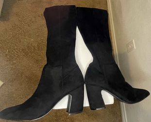 Steve Madden Women’s Black Knee High Heeled Boots Size 8.5M