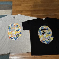 Bape Shirt   2 For $60